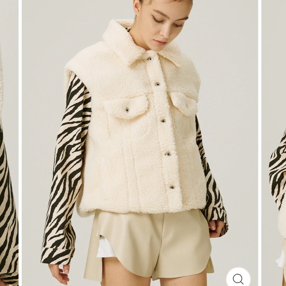 Storets Cleo Borg Teddy Vest - Picture 7 of 7